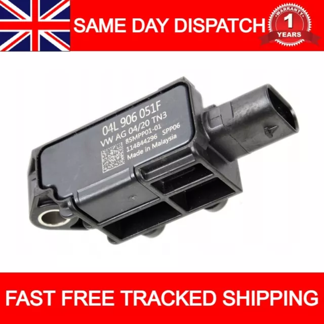 New Exhaust Pressure Sensor Fits Vw Passat B8 3G 1.6/2.0 Tdi 2014-On 04L906051F