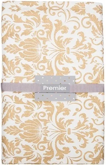 2m Gold Design Table Runner 200 x 30cm Premier