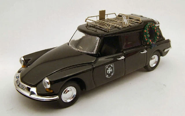 Miniature voiture Pompe Maison Funéraire auto 1:43 diecast rio Citroen DS Pari