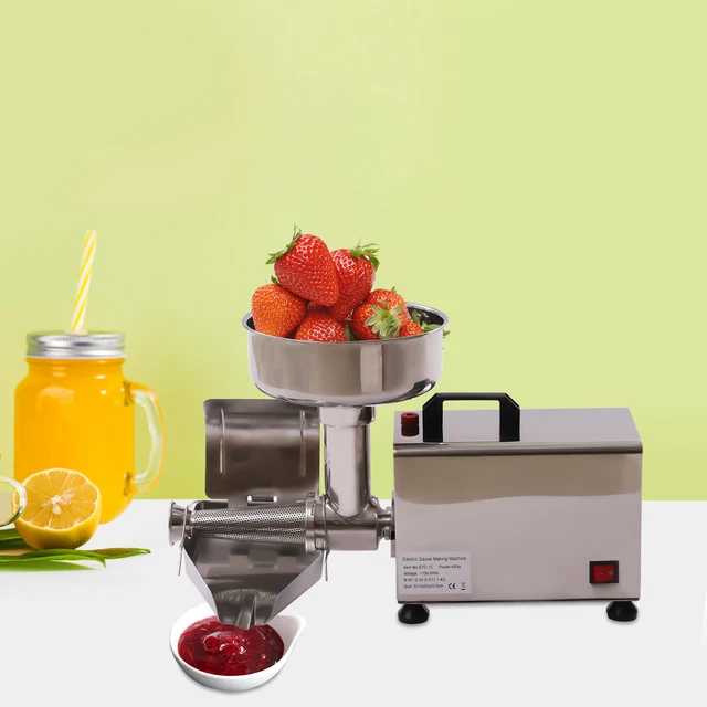 Colador de tomate 450W colador de alimentos y salsa máquina eléctrica de tomate 2 en 1
