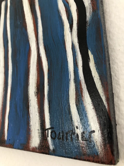 Tableau Peinture sur Bois Vahiné Tourrier 3