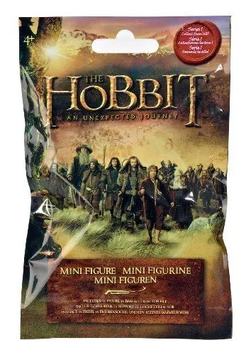 The Hobbit Mini Figure Series 1 Blind Bags Single Bag 1 Figure, 1 Base, 1 Card
