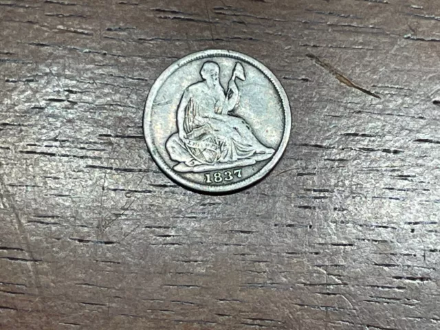 1837 half dime no stars