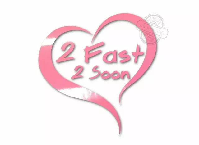2 Fast 2 Soon RIP Paul car Decal Sticker [ jdm euro drift slammed race vinyl]