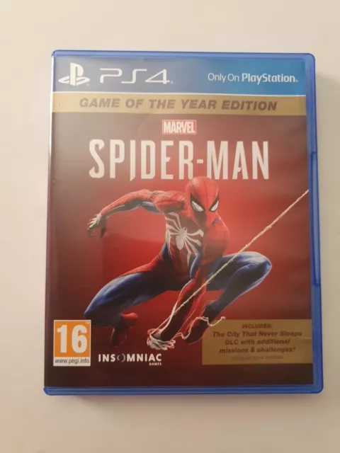 PlayStation 4 : Marvels Spider-Man Game Of The Year Edition