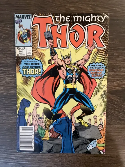 Marvel Comics Group The Mighty Thor #384 Oct 1987 1st app of Dargo Ktor