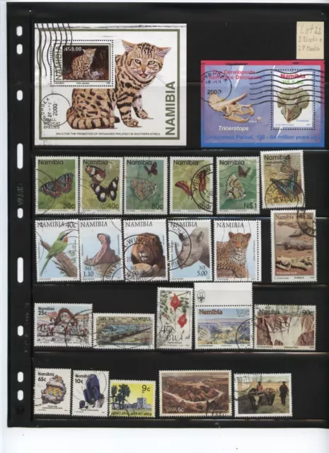 Faszination Afrika  schöne Auswahl aus Namibia/Südwestafrika Lot 22,  40 Stück