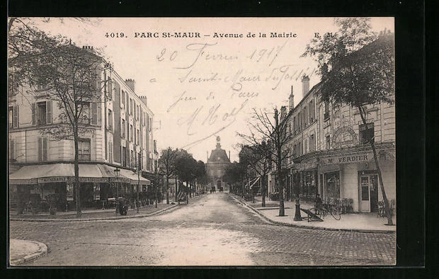 CPA Parc-St.-Maur, Avenue de la Mairie
