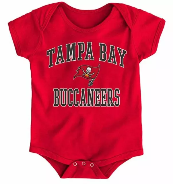 Tampa Bay Buccaneers Baby  Bodysuit NFL Unisex Newborn & Infant Short Sleeve