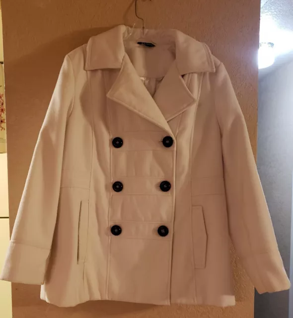 Womens Double Breasted Pea Coat