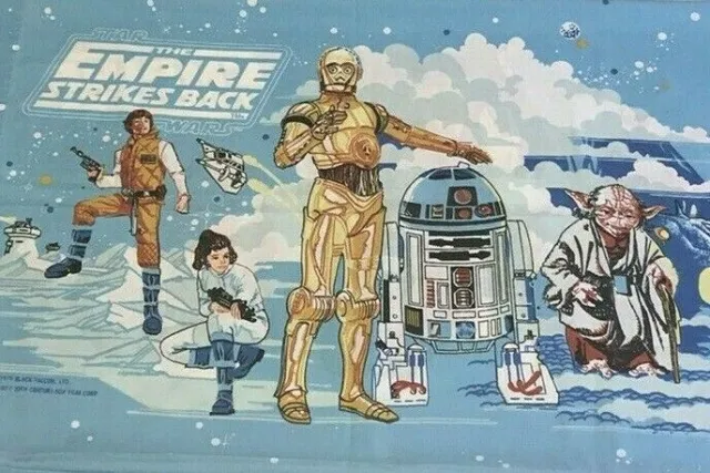 Star Wars The Empire Strikes Back Pillow Case Cover Horrockses 1979