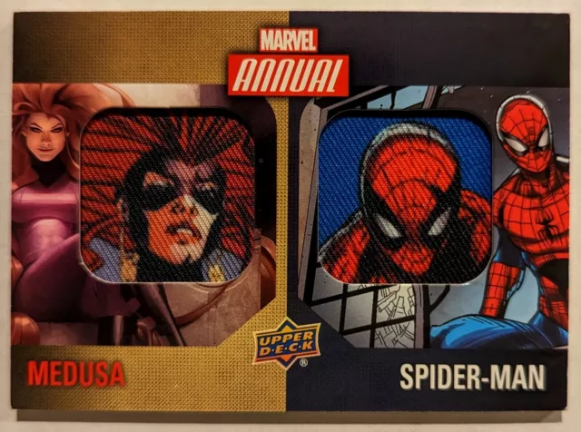 2016 Upper Deck Marvel Annual Character Medusa Spider-Man #DCP-4 Dual Patch