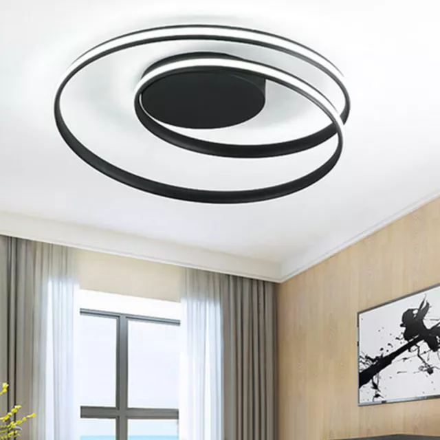 Modern Acrylic Creative LED Strips Ceiling Lamp Pendant Chandelier Light Fixture