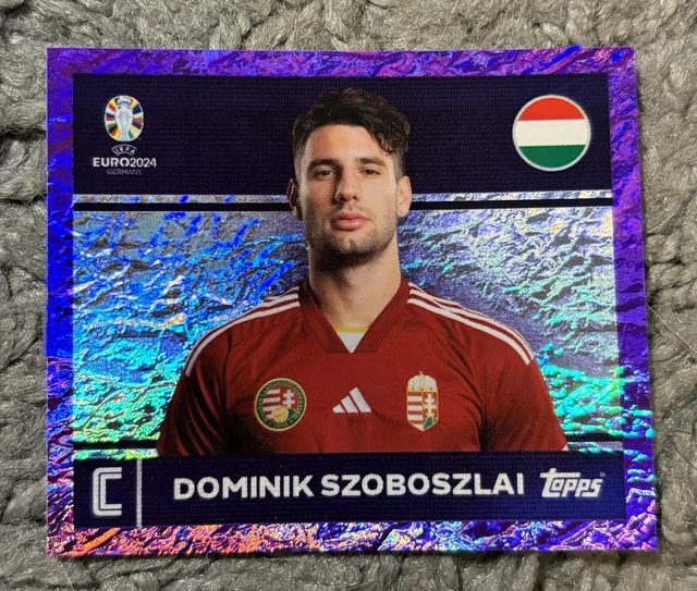 Autocollant Topps EURO 2024 – Hakan Calhanoglu (Turquie) – Purple Parallel Limitée TUR 2 (Neuf)