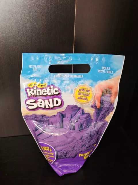 Kinetic Sand The Original Moldable Play Sand, 2 Lb Purple Violet