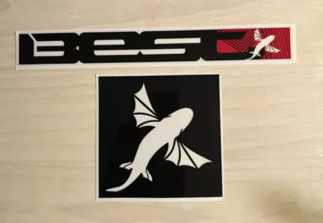 Best Kiteboarding Stickers (Lot of 2)