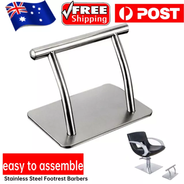 Stainless Steel Footrest Barbers Hair Beauty Salon Tattoo Hairdressing Foot Rest