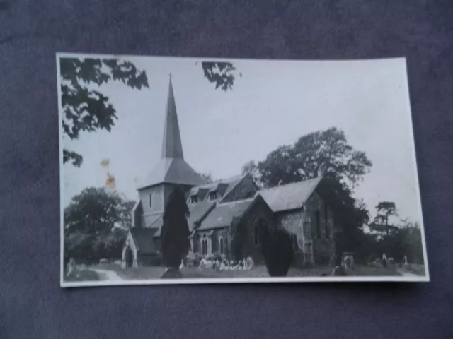 Old Postcard of Parish Church, Banstead, Surrey (All Saints' Church, Banstead)