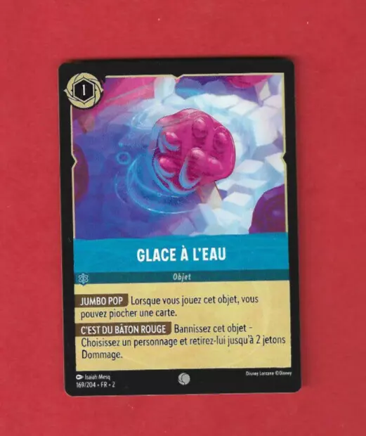 Disney Lorcana Chapitre 2 Floodborn Glace à l'eau commune n°169