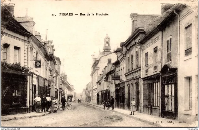 15763 cpa 51 Fismes - Rue de la Huchette