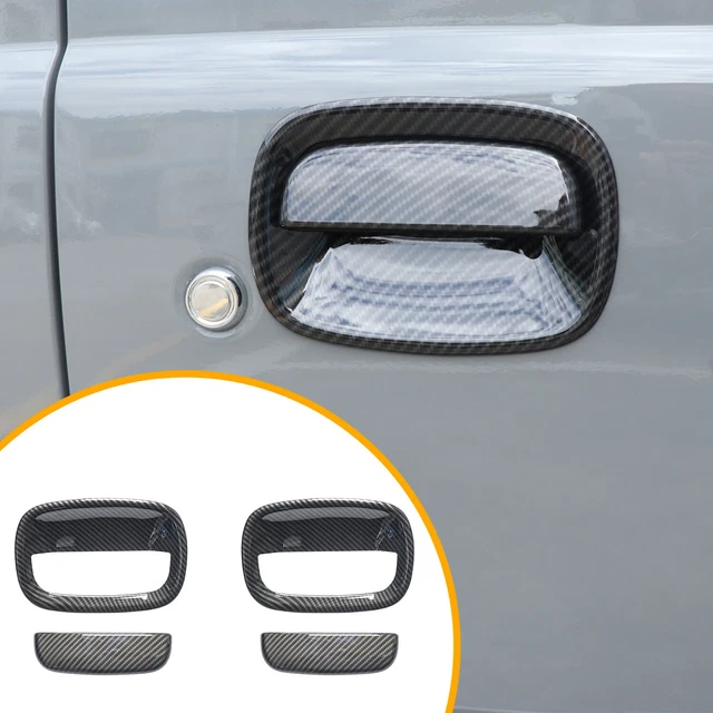 4PCS ABS Black Front Door Handle Bowl Cover Accessories For Suzuki Jimny 2019+
