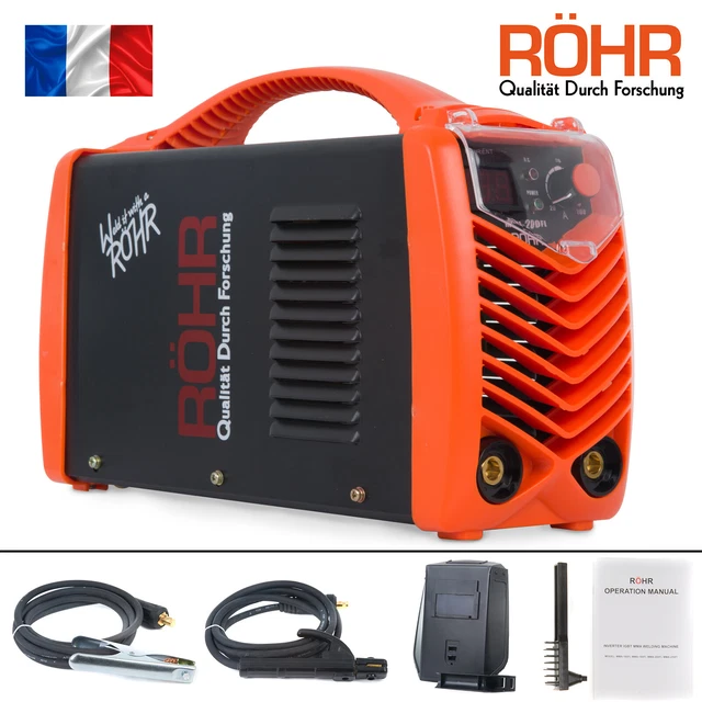 Röhr - Poste à souder à l'arc MMA-250FI - onduleur MMA, Soudage 240 V - 250 A DC