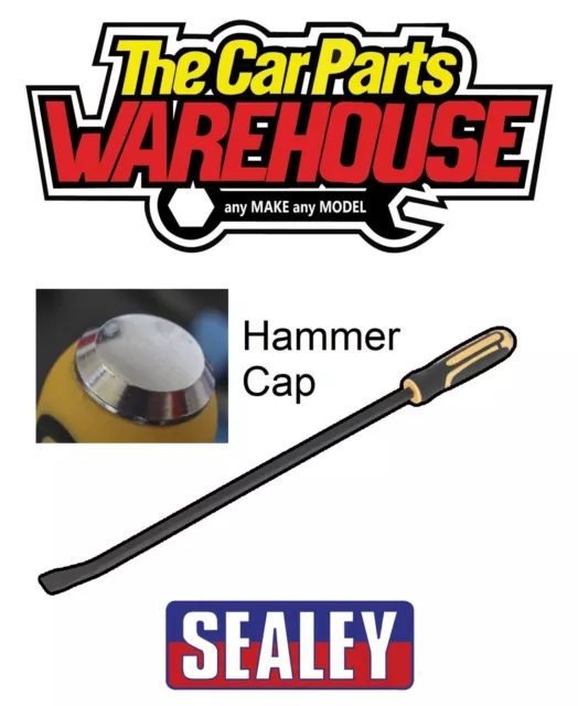 Sealey / Siegen S01137 25 deg Angled Hammer Cap Pry / Crow Bar 610mm
