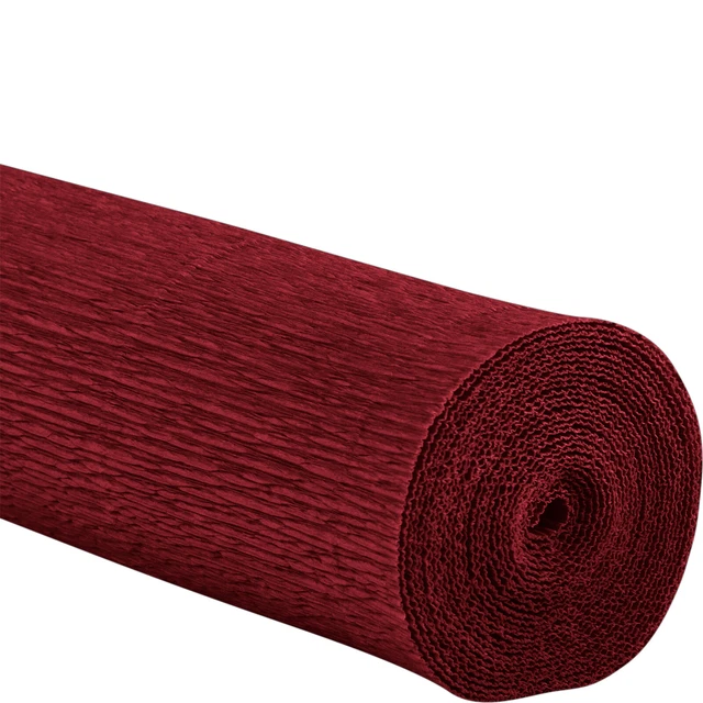 Gärtnerkrepp - 50 X 250CM - Rojo Oscuro