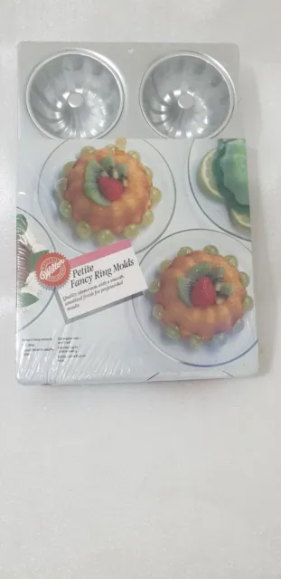 Vintage Wilton Cake Tin Cake - Pan Petit Fancy Ring Moulds - REDUCED 08/03