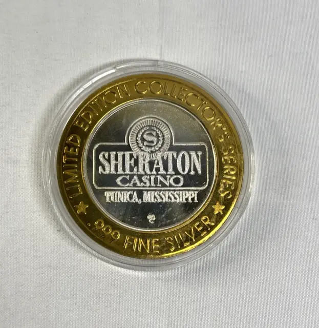 Sheraton Casino Limited Collector's Silver Strike  .999 FINE SILVER Tunica, MS