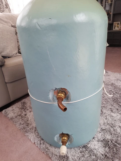 INDIRECT HOT WATER cylinder Vented. 117 Litres, 900 X 450 £75.00 - PicClick  UK
