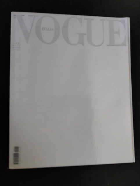 VOGUE ITALIA ITALY Magazine Aprile April 2020 #836 White Edition