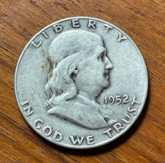 1952 S Franklin Half Dollar - 90% Silver