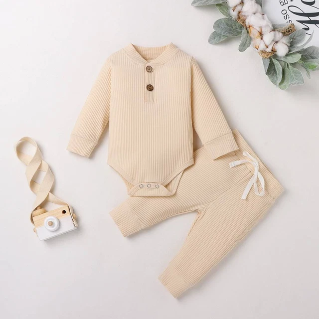 Pantaloni con pagliaccio neonato bambina top tuta abiti per bambini 5