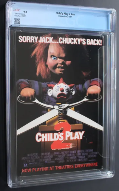 CHILD'S PLAY-2 Movie Adaptation NN Comic TPB 1991 CHUCKY Horror TV FILMS CGC 9.2 2
