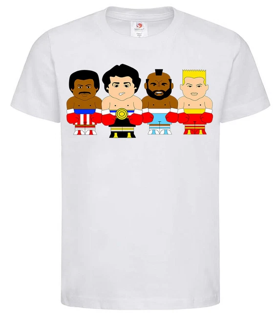T-shirt Rocky Balboa maglietta silvester stallone maglia apollo Italian Stallion