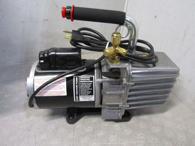 JB Industries DV285N Refrigerant Evacuation Pump 10 cfm Displacement 1/2 HP
