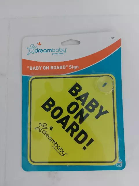 Dream Baby Baby On Board Sign Brand New