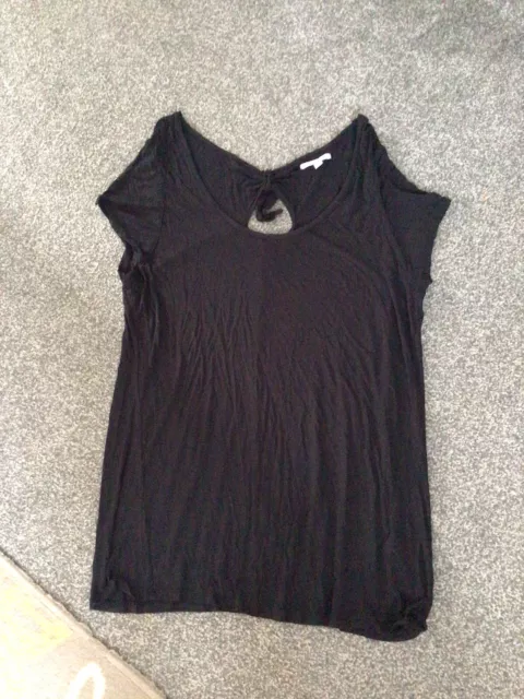 Stunning Evans Capsule Black Top With Detail To Back Size 22-24 Party, Work,