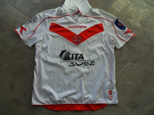 MAILLOT VALENCIENNES VAFC 2007-2008 Diadora vintage taille L shirt jersey EUR 24,90 - FR