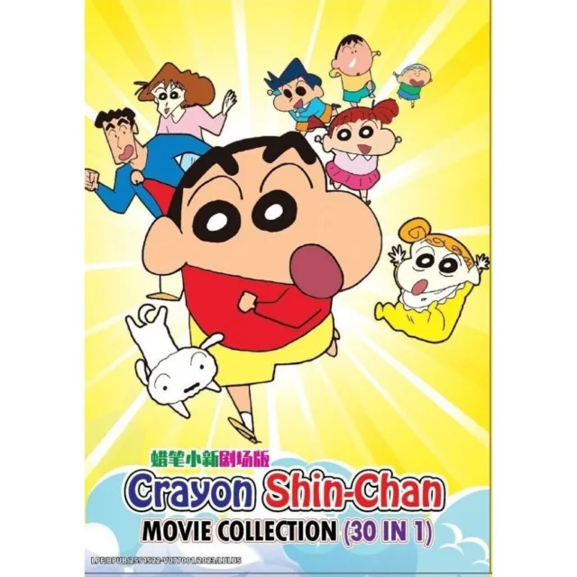 ANIME DVD CRAYON Shin-Chan Movie Collection 1-30 Complete English