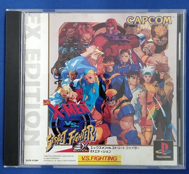X-MEN VS STREET Fighter EX Edition PS1 Japan NTSC-J Capcom