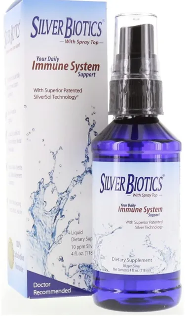 American Biotech Labs Silver Biotics Ultimate Immune System Support 4oz Exp 5/23