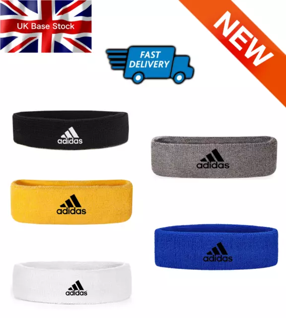 Adidas|Nike Sweatband Hairband headbands Soft Cotton Tennis Training Sport Run