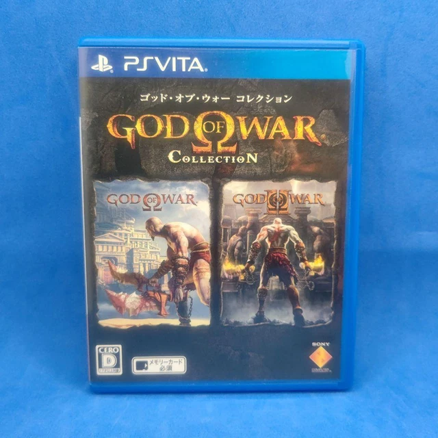 GOD OF WAR Collection I & II PS Vita Playstation Vita Japan used "very