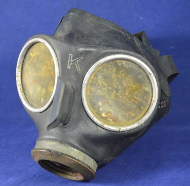 German WW2 Luftschutz Gas Mask for children "K" Small Size War Relic Original