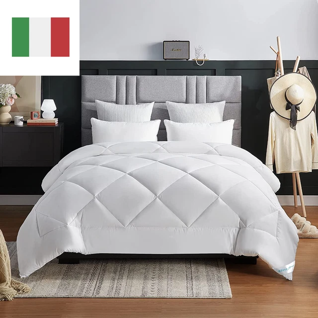 Piumino Matrimoniale Maxi 240X260 Cm 450Gr/Mq Invernale - Piumone Caldo 260X240,