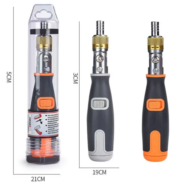 Set cacciavite punta magnetica no grigio 202*34 mm set multi bit