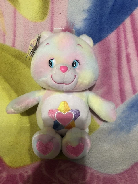 Nwt 10" Plush Coloured Star True Heart Care Bear Baby Boy Girl Collectible Toy