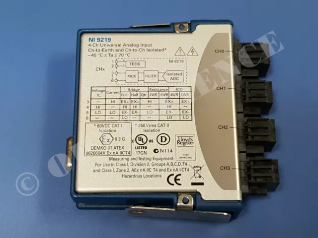 Module d'entrée analogique universel National Instruments NI 9219 cDAQ 2